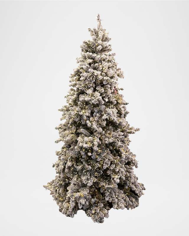 10' Snowy Royal Majestic Pine Pre-Lit Christmas Tree